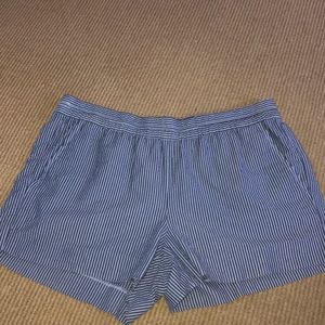 J Crew seersucker shorts